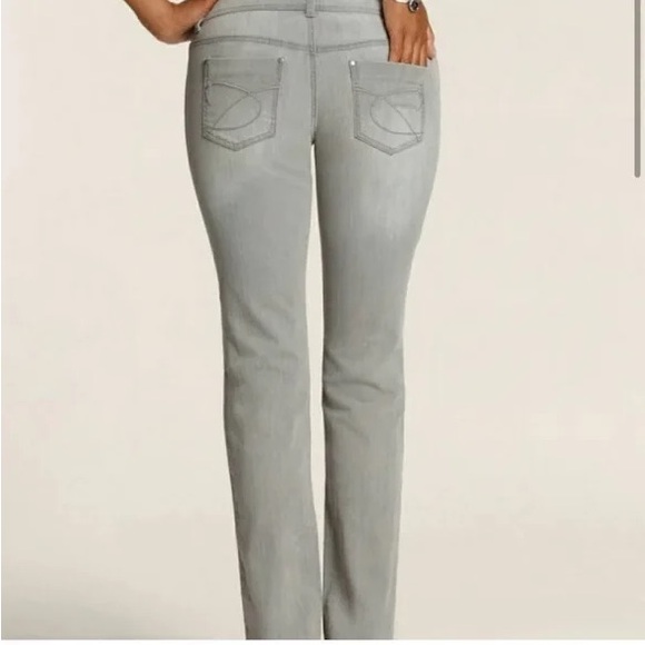 Chico's Platinum Gray Denim Jeans - Picture 4 of 9